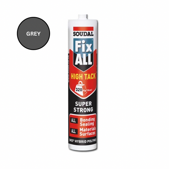 Soudal Fix ALL High Tack Grey Adhesive & Sealant 290ml