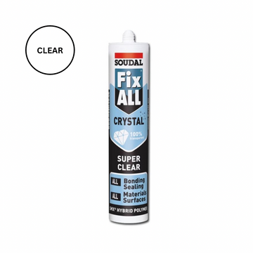 Soudal Fix ALL Crystal Clear Adhesive & Sealant 290ml