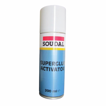 Soudal Super Glue Activator 200ml Aerosol Fast Bonding Spray