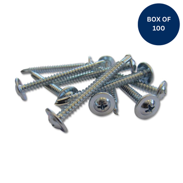 Baypole Screws Box of 100 for uPVC Window Installation