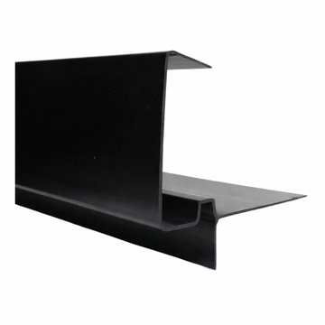 Continuous Dry Verge Type D Black 5m – UPVC Roof Verge System