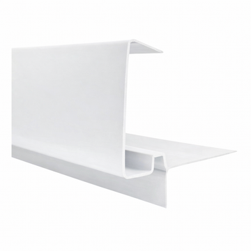 Continuous Dry Verge Type D White 5m – UPVC Roof Verge System