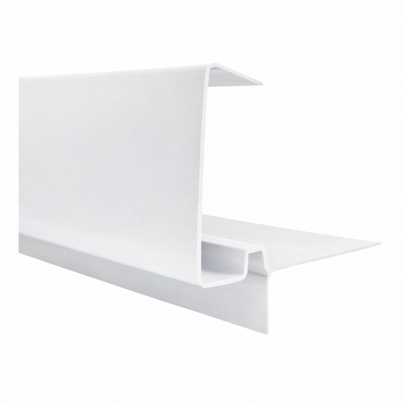Continuous Dry Verge Type D White 5m – UPVC Roof Verge System