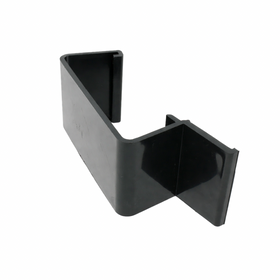 Continuous Dry Verge Connector Type D Black – UPVC Mortar-Free Roof Verge Joint