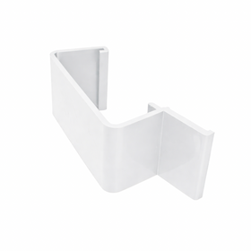 Continuous Dry Verge Connector Type D White – UPVC Mortar-Free Roof Verge Joint