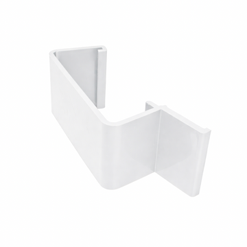 Continuous Dry Verge Connector Type D White – UPVC Mortar-Free Roof Verge Joint