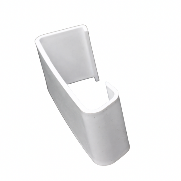 Continuous Dry Verge Connector Type M White – UPVC Roof Verge Joint Connector