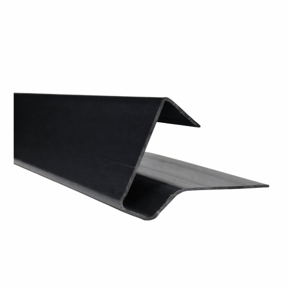 Continuous Dry Verge Type S Black 5m – UPVC Roof Verge System