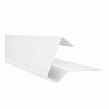 Continuous Dry Verge Type S White 5m – UPVC Roof Verge System