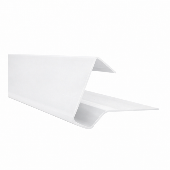 Continuous Dry Verge Type S White 5m – UPVC Roof Verge System
