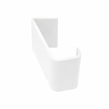 Continuous Dry Verge Connector Type S White – UPVC Roof Tile Verge System Connector
