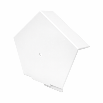 Continuous Dry Verge Ridge End Cap White – UPVC Roof Ridge Finishing Cap