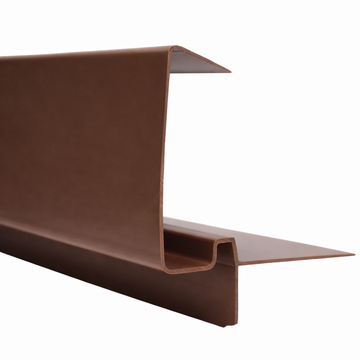 Continuous Dry Verge Type D Brown 5m – UPVC Roof Verge System