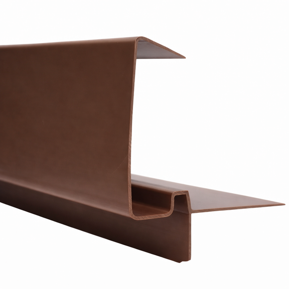 Continuous Dry Verge Type D Brown 5m – UPVC Roof Verge System