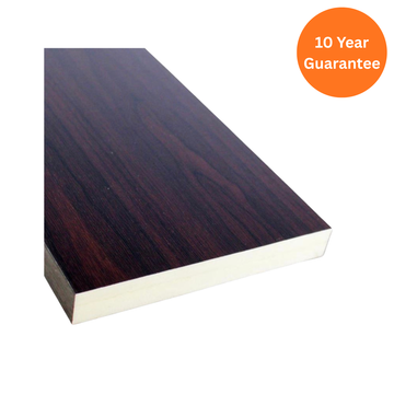Rosewood Tudor Board 150mm Woodgrain uPVC Exterior Trim