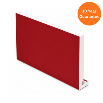Wine Red uPVC 16mm Square Replacement Fascia Board 5m