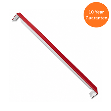 Wine Red uPVC Square Fascia 500mm Double Ended Joint Trim