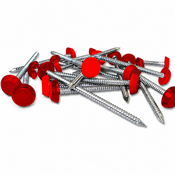 Wine Red Plastic Headed Pins and Nails A4 Stainless Steel