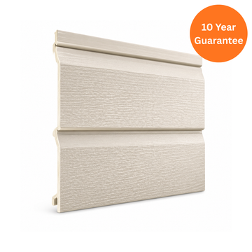Cream Double Embossed uPVC Shiplap Cladding & Matching Trims