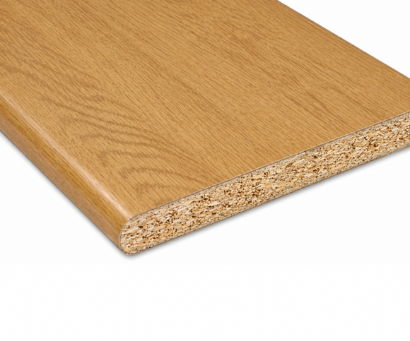 Natural Oak Laminated Window Sill Board – Woodgrain Interior Window Board